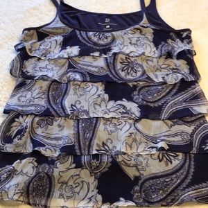 Ruffled tank top